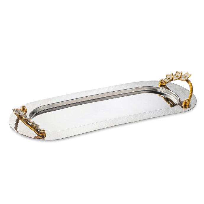 The Decorizer Tray with Orchid Handles