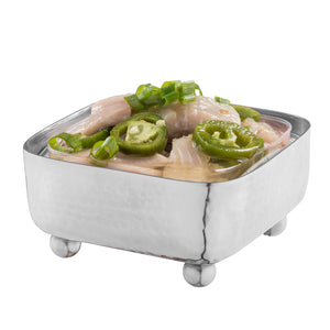 Orchid Large Square Dip Bowl Set