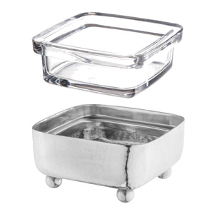 Orchid Large Square Dip Bowl Set