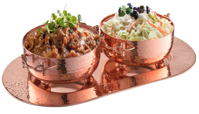 Rose gold small tray and 2 buckle Decorizers